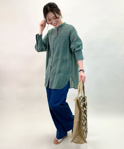 fredy repit（フレディレピ）の「デニムセミワイドパンツ（デニムパンツ・レディース・ブルー/ネイビー・36/38）」の19枚目の写真