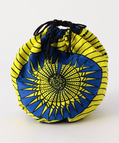 Le Voyage en Panier(ルヴォヤージュアンパニエ)の「【Le voyage en panie/ ルヴォヤージュエンバニエ】ワンハンドルかごトート巾着付きバッグ(かごバッグ・レディース・ブラック/ベージュ・FREE)」の6枚目の写真