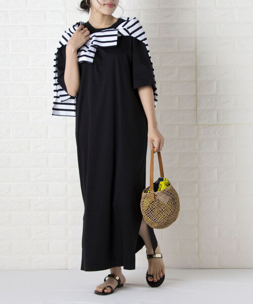 Le Voyage en Panier(ルヴォヤージュアンパニエ)の「【Le voyage en panie/ ルヴォヤージュエンバニエ】ワンハンドルかごトート巾着付きバッグ(かごバッグ・レディース・ブラック/ベージュ・FREE)」の15枚目の写真