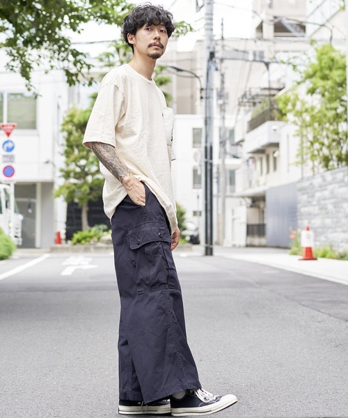 DENIM DUNGAREE(デニムダンガリー)の「REBIRTH PROJECT/DENIM DUNGAREE/リバースプロジェクト/デニムダンガリー 【AIRBACK/エアバック】ヴィンテージオーガニックコットントンプキン天竺Tシャツ(S、Mサイズ)(Tシャツ/カットソー・レディース・ホワイト・1/2)」の6枚目の写真