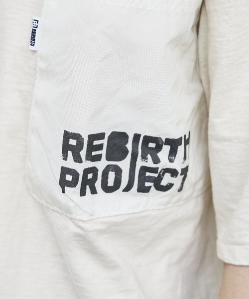 DENIM DUNGAREE(デニムダンガリー)の「REBIRTH PROJECT/DENIM DUNGAREE/リバースプロジェクト/デニムダンガリー 【AIRBACK/エアバック】ヴィンテージオーガニックコットントンプキン天竺Tシャツ(S、Mサイズ)(Tシャツ/カットソー・レディース・ホワイト・1/2)」の8枚目の写真