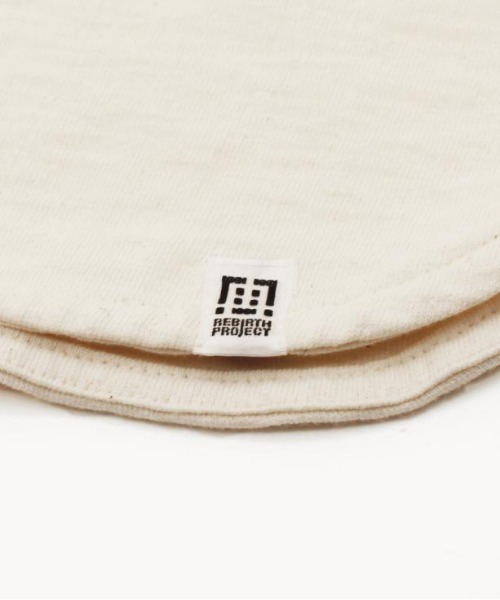 DENIM DUNGAREE(デニムダンガリー)の「REBIRTH PROJECT/DENIM DUNGAREE/リバースプロジェクト/デニムダンガリー 【AIRBACK/エアバック】ヴィンテージオーガニックコットントンプキン天竺Tシャツ(S、Mサイズ)(Tシャツ/カットソー・レディース・ホワイト・1/2)」の13枚目の写真