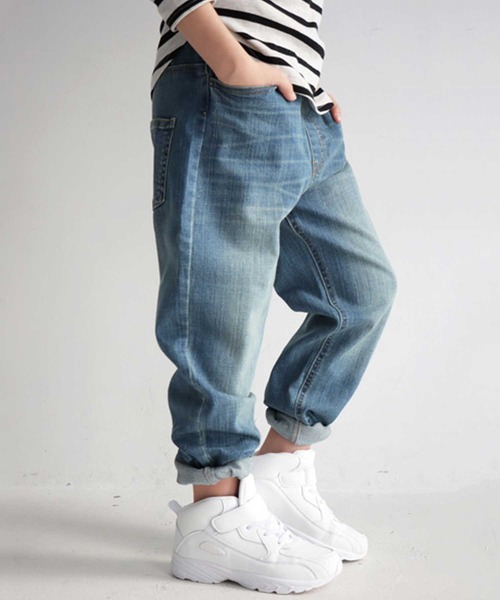 antiqua（アンティカ）の「デニムパンツ（デニムパンツ・キッズ・ブルー系その他/ノンウォッシュ・5/6）」の8枚目の写真