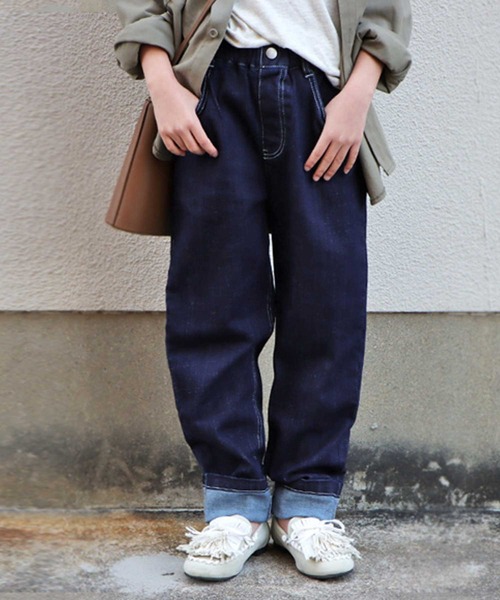 antiqua（アンティカ）の「デニムパンツ（デニムパンツ・キッズ・ブルー系その他/ノンウォッシュ・5/6）」の13枚目の写真