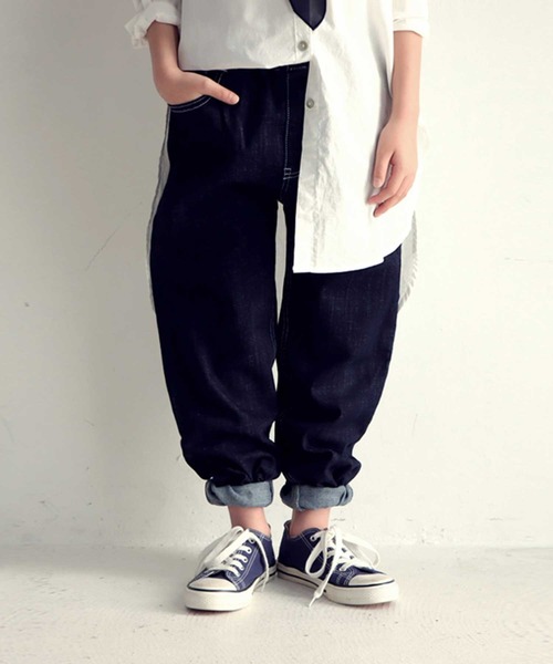 antiqua（アンティカ）の「デニムパンツ（デニムパンツ・キッズ・ブルー系その他/ノンウォッシュ・5/6）」の15枚目の写真