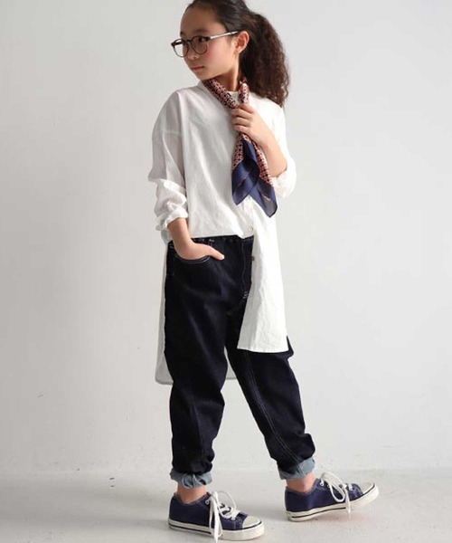 antiqua（アンティカ）の「デニムパンツ（デニムパンツ・キッズ・ブルー系その他/ノンウォッシュ・5/6）」の16枚目の写真