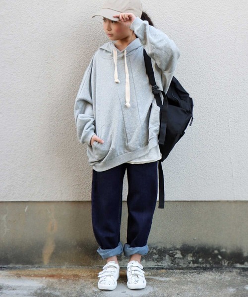 antiqua（アンティカ）の「デニムパンツ（デニムパンツ・キッズ・ブルー系その他/ノンウォッシュ・5/6）」の21枚目の写真