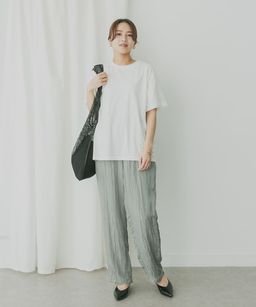 KBF+（ケービーエフプラス）の「KBF+　MRバックプリントTシャツ（Tシャツ/カットソー・レディース・ブラック/パープル/オフホワイト・ONE）」の7枚目の写真