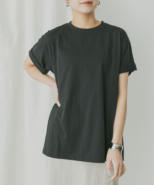 KBF+（ケービーエフプラス）の「KBF+　MRバックプリントTシャツ（Tシャツ/カットソー・レディース・ブラック/パープル/オフホワイト・ONE）」の18枚目の写真