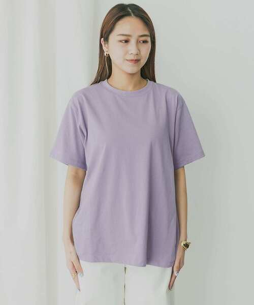 KBF+（ケービーエフプラス）の「KBF+　MRバックプリントTシャツ（Tシャツ/カットソー・レディース・ブラック/パープル/オフホワイト・ONE）」の13枚目の写真