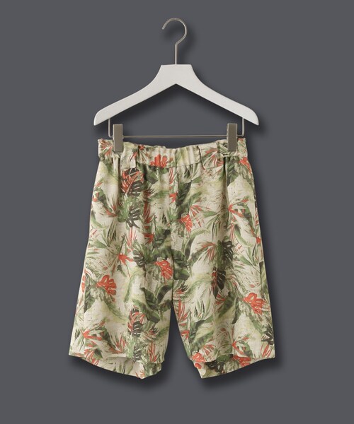 JET（ジェット）の「◆【ウォッシャブル】リーフ柄パナマショートパンツ（その他パンツ・レディース・ブルー系5/ライトオレンジ系1・04）」の17枚目の写真