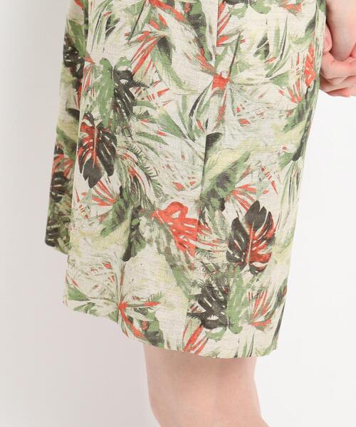 JET（ジェット）の「◆【ウォッシャブル】リーフ柄パナマショートパンツ（その他パンツ・レディース・ブルー系5/ライトオレンジ系1・04）」の16枚目の写真