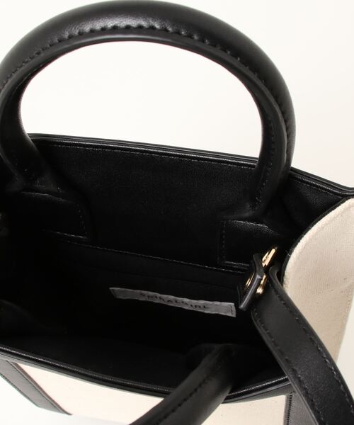 SPIRALGIRL（スパイラルガール）の「キャンパスロゴバッグ（トートバッグ・レディース・ブラック/モカ・FREE）」の3枚目の写真