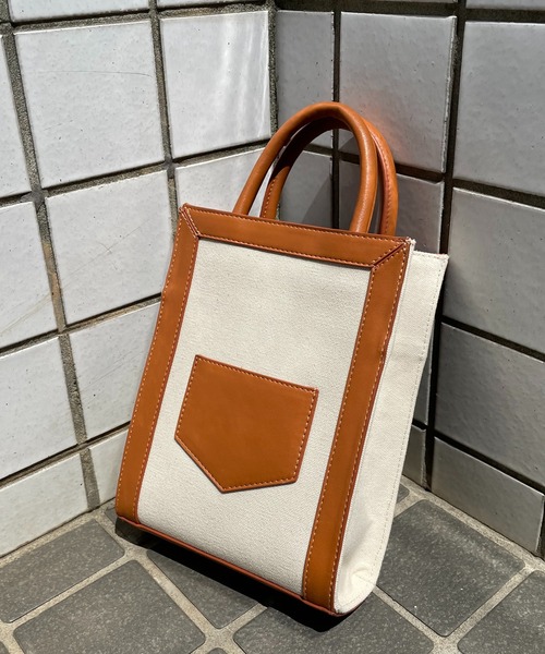 SPIRALGIRL（スパイラルガール）の「キャンパスロゴバッグ（トートバッグ・レディース・ブラック/モカ・FREE）」の11枚目の写真