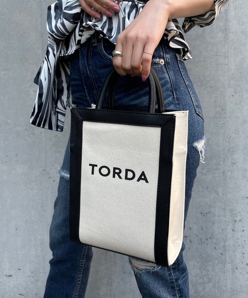 SPIRALGIRL（スパイラルガール）の「キャンパスロゴバッグ（トートバッグ・レディース・ブラック/モカ・FREE）」の16枚目の写真