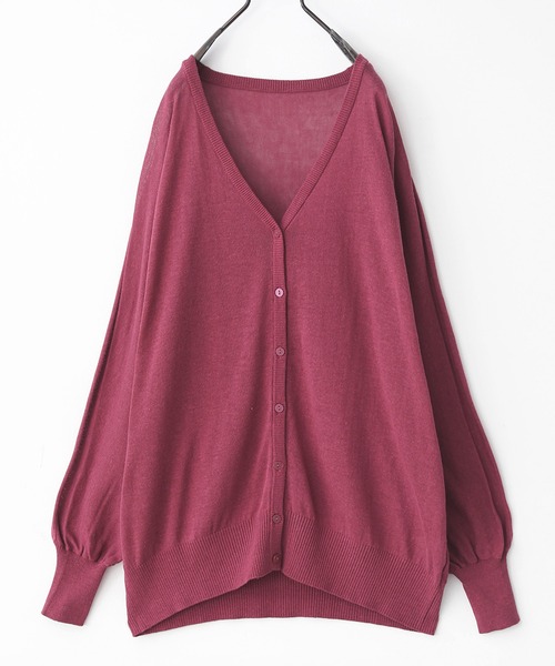 n'OrLABEL（ノアールレーベル）の「【機能素材】『ドルマンカーディガン』（カーディガン/ボレロ・レディース・ブラック/ベージュ/ネイビー/グレー/ピンク/イエロー/ブルー/ラベンダー/グレイッシュブルー/グリーン/ミント/ピンク系/グリーン系/オレンジ・FREE）」の12枚目の写真