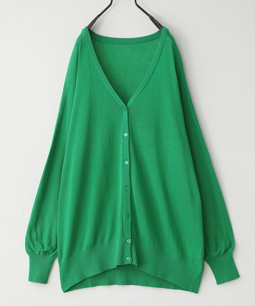 n'OrLABEL（ノアールレーベル）の「【機能素材】『ドルマンカーディガン』（カーディガン/ボレロ・レディース・ブラック/ベージュ/ネイビー/グレー/ピンク/イエロー/ブルー/ラベンダー/グレイッシュブルー/グリーン/ミント/ピンク系/グリーン系/オレンジ・FREE）」の5枚目の写真