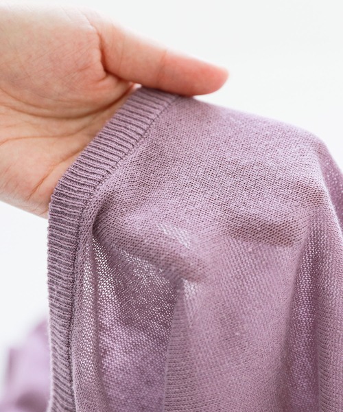 n'OrLABEL（ノアールレーベル）の「【機能素材】『ドルマンカーディガン』（カーディガン/ボレロ・レディース・ブラック/ベージュ/ネイビー/グレー/ピンク/イエロー/ブルー/ラベンダー/グレイッシュブルー/グリーン/ミント/ピンク系/グリーン系/オレンジ・FREE）」の20枚目の写真