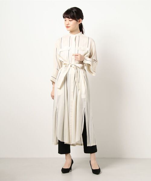 BOSCH（ボッシュ）の「ストライプロングシャツ羽織り（シャツ/ブラウス・レディース・ホワイト系その他・38/36）」の17枚目の写真