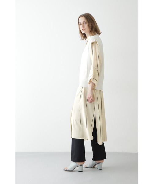 BOSCH（ボッシュ）の「ストライプロングシャツ羽織り（シャツ/ブラウス・レディース・ホワイト系その他・38/36）」の3枚目の写真