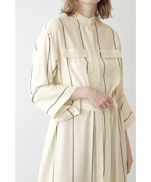 BOSCH（ボッシュ）の「ストライプロングシャツ羽織り（シャツ/ブラウス・レディース・ホワイト系その他・38/36）」の7枚目の写真