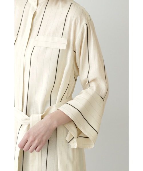 BOSCH（ボッシュ）の「ストライプロングシャツ羽織り（シャツ/ブラウス・レディース・ホワイト系その他・38/36）」の8枚目の写真