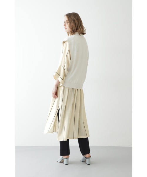 BOSCH（ボッシュ）の「ストライプロングシャツ羽織り（シャツ/ブラウス・レディース・ホワイト系その他・38/36）」の13枚目の写真