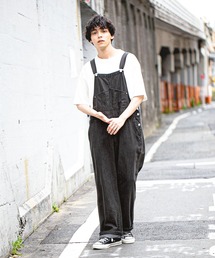 RAGEBLUE | ＜USAコットン使用＞綿麻オーバーオール/933366(サロペット/オーバーオール)