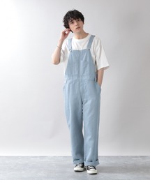 <USAコットン使用>綿麻オーバーオール/933366