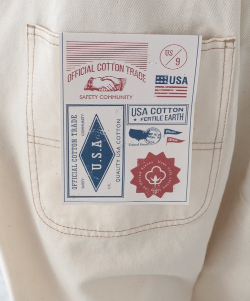 RAGEBLUE（レイジブルー）の「＜USAコットン使用＞綿麻オーバーオール/933366（サロペット/オーバーオール・メンズ・ライトブルー/ブラック/ネイビー/オフホワイト/ブルー/ダークグレー・FREE）」の9枚目の写真