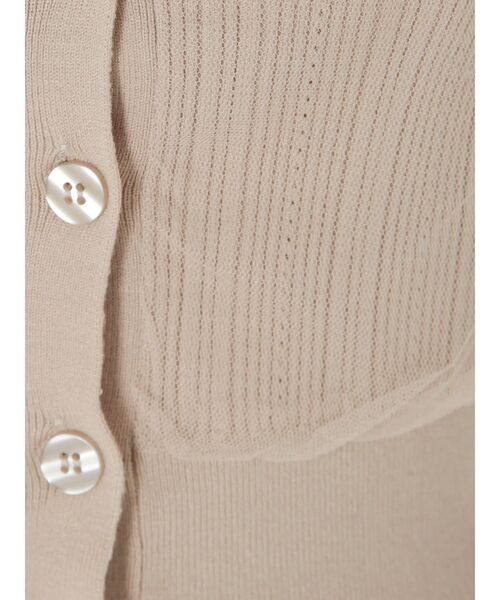 MERCURYDUO(マーキュリーデュオ)の「チュールドッキングコンパクトニット(ニット/セーター・レディース・ベージュ/オフホワイト/ミント/ベビーピンク・FREE)」の19枚目の写真