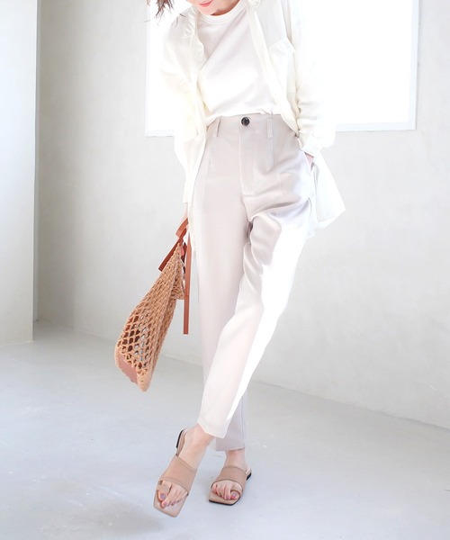 AmiAmi（アミアミ）の「メッシュフラットトングサンダル（サンダル・レディース・ベージュ/アイボリー/ブラック・LL/S/M/L）」の8枚目の写真