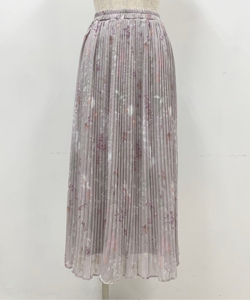 PICCIN（ピッチン）の「シアーボタニカルプリーツスカート（スカート・レディース・ブラック/ラベンダー/グレイッシュベージュ・M/L）」の14枚目の写真