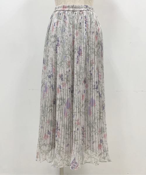 PICCIN（ピッチン）の「シアーボタニカルプリーツスカート（スカート・レディース・ブラック/ラベンダー/グレイッシュベージュ・M/L）」の13枚目の写真