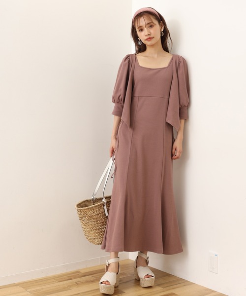 one after another NICE CLAUP(ワンアフターアナザーナイスクラップ)の「【Web限定】2枚セットマルチWayワンピース(ワンピース・レディース・モカ/ブルーグレー/オフホワイト・FREE)」の16枚目の写真