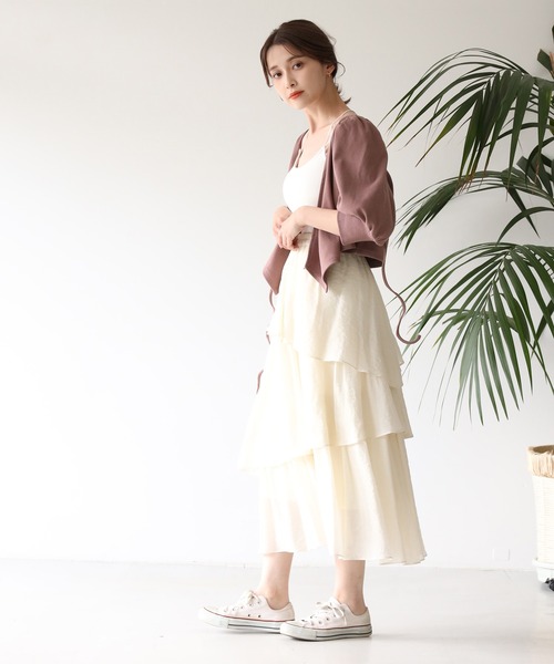 one after another NICE CLAUP(ワンアフターアナザーナイスクラップ)の「【Web限定】2枚セットマルチWayワンピース(ワンピース・レディース・モカ/ブルーグレー/オフホワイト・FREE)」の8枚目の写真