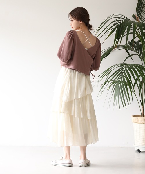 one after another NICE CLAUP(ワンアフターアナザーナイスクラップ)の「【Web限定】2枚セットマルチWayワンピース(ワンピース・レディース・モカ/ブルーグレー/オフホワイト・FREE)」の10枚目の写真