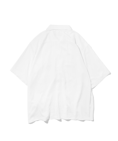 UNIVERSAL OVERALL(ユニバーサルオーバーオール)の「UNIVERSAL OVERALL OPEN COLLAR SHIRT (ユニバーサルオーバーオール オープンカラーシャツ)(3colors)(Unisex)(U2113168)(シャツ/ブラウス・メンズ・ブラック/ホワイト/ミント・L/M/S/XL)」の11枚目の写真