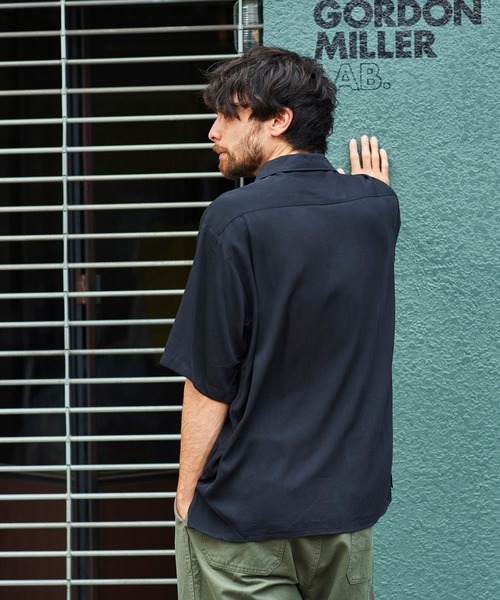 UNIVERSAL OVERALL(ユニバーサルオーバーオール)の「UNIVERSAL OVERALL OPEN COLLAR SHIRT (ユニバーサルオーバーオール オープンカラーシャツ)(3colors)(Unisex)(U2113168)(シャツ/ブラウス・メンズ・ブラック/ホワイト/ミント・L/M/S/XL)」の12枚目の写真