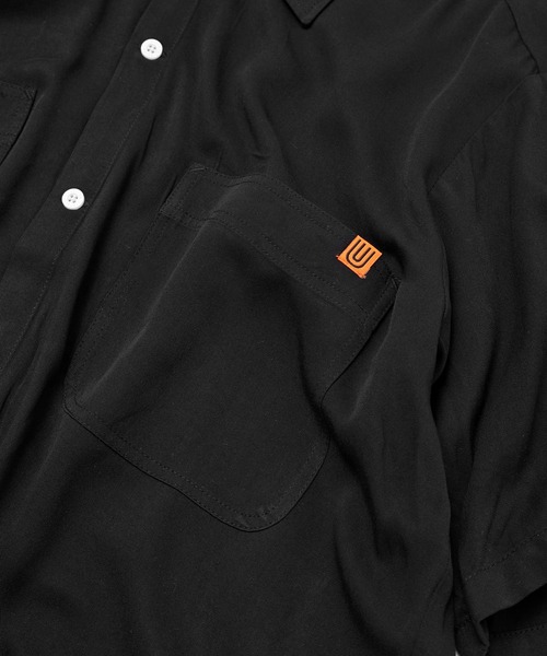 UNIVERSAL OVERALL(ユニバーサルオーバーオール)の「UNIVERSAL OVERALL OPEN COLLAR SHIRT (ユニバーサルオーバーオール オープンカラーシャツ)(3colors)(Unisex)(U2113168)(シャツ/ブラウス・メンズ・ブラック/ホワイト/ミント・L/M/S/XL)」の16枚目の写真