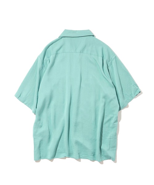 UNIVERSAL OVERALL(ユニバーサルオーバーオール)の「UNIVERSAL OVERALL OPEN COLLAR SHIRT (ユニバーサルオーバーオール オープンカラーシャツ)(3colors)(Unisex)(U2113168)(シャツ/ブラウス・メンズ・ブラック/ホワイト/ミント・L/M/S/XL)」の20枚目の写真