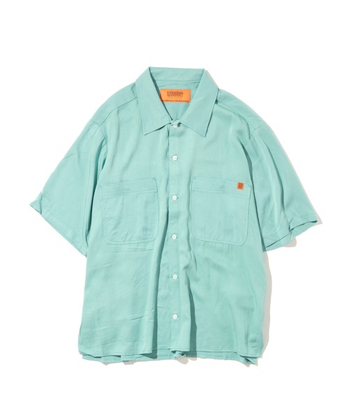 UNIVERSAL OVERALL(ユニバーサルオーバーオール)の「UNIVERSAL OVERALL OPEN COLLAR SHIRT (ユニバーサルオーバーオール オープンカラーシャツ)(3colors)(Unisex)(U2113168)(シャツ/ブラウス・メンズ・ブラック/ホワイト/ミント・L/M/S/XL)」の21枚目の写真