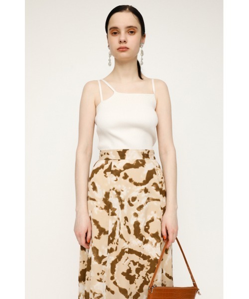 SLY（スライ）の「ASYMMETRY STRAP CAMI/アシンメトリーストラップキャミ（キャミソール・レディース・ブラウン/ライム/ブラック/ホワイト・FREE）」の14枚目の写真