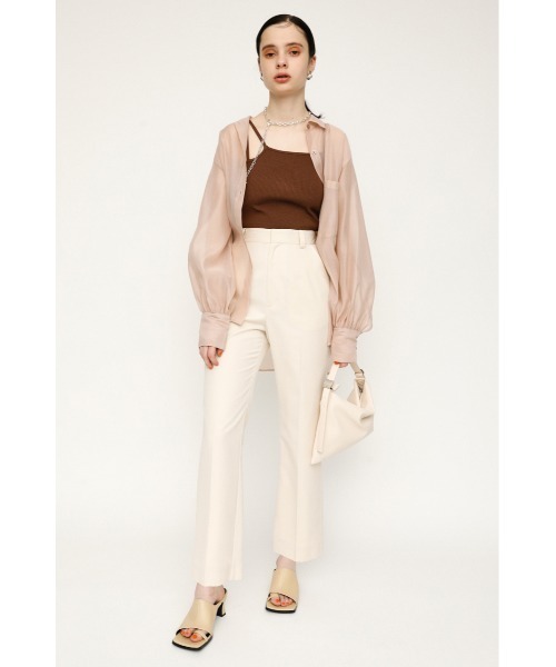 SLY（スライ）の「ASYMMETRY STRAP CAMI/アシンメトリーストラップキャミ（キャミソール・レディース・ブラウン/ライム/ブラック/ホワイト・FREE）」の18枚目の写真