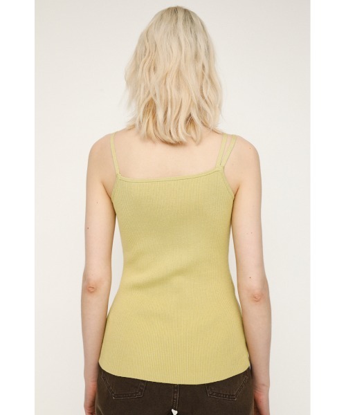 SLY（スライ）の「ASYMMETRY STRAP CAMI/アシンメトリーストラップキャミ（キャミソール・レディース・ブラウン/ライム/ブラック/ホワイト・FREE）」の19枚目の写真