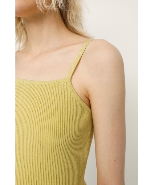 SLY（スライ）の「ASYMMETRY STRAP CAMI/アシンメトリーストラップキャミ（キャミソール・レディース・ブラウン/ライム/ブラック/ホワイト・FREE）」の10枚目の写真