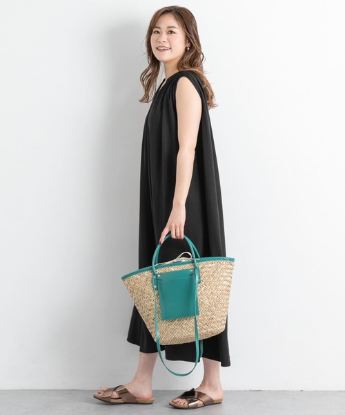 RODE SKO（ロデスコ）の「ANNUKKA バカンスかごバッグ（トートバッグ・レディース・ブラウン/イエロー/グリーン・ONE）」の11枚目の写真