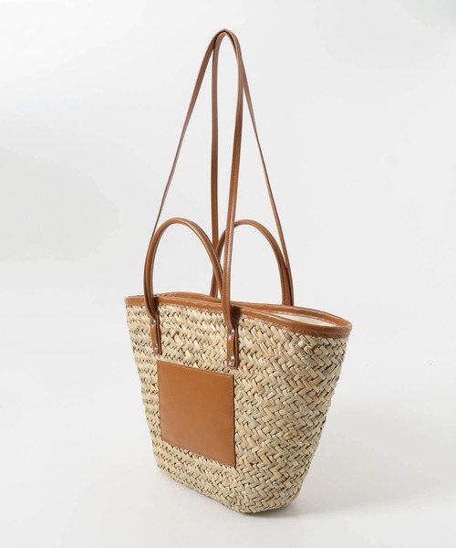 RODE SKO（ロデスコ）の「ANNUKKA バカンスかごバッグ（トートバッグ・レディース・ブラウン/イエロー/グリーン・ONE）」の14枚目の写真