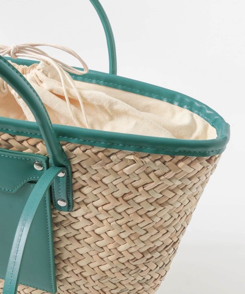 RODE SKO（ロデスコ）の「ANNUKKA バカンスかごバッグ（トートバッグ・レディース・ブラウン/イエロー/グリーン・ONE）」の20枚目の写真