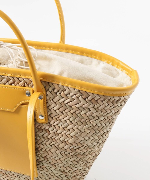 RODE SKO（ロデスコ）の「ANNUKKA バカンスかごバッグ（トートバッグ・レディース・ブラウン/イエロー/グリーン・ONE）」の21枚目の写真